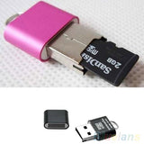 Portable OTG Cardreader Mini USB 2.0 Micro SD TF T-Flash Memory Flash Drive Adapter Card Reader Compact Flash Card Adapter