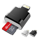 Mini Card reader OTG Usb Flash Drive 16GB/32GB/64GB/128GB For Iphone Ipad Tablet phone lightning Pen Drive Usb Stick